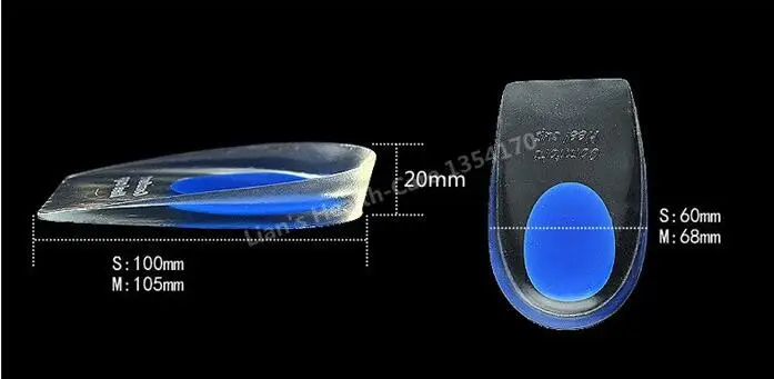 Мягкие Медицинские Силиконовые Гелевые Подпяточники, Вкладыши Для Стоп, Облегчающие Боли Подпяточники, Подложки, Опора Для Обуви, Высокая Подушечка, Protetor de Calcanhar