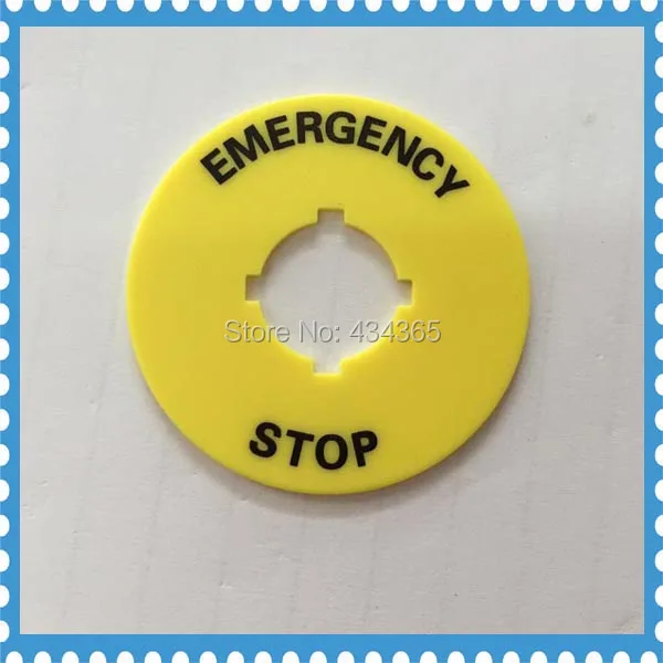 

10pcs 16mm Push Button Switch Emergency Stop Warning Ring
