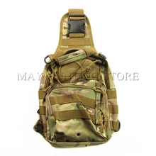 Военные Мультикам камуфляжные брюки для пейнтбола охотничий боевой Soulder нагрудный мешок тактический одмночный слинг Многофункциональный нагрудный мешок для мужчин и женщин