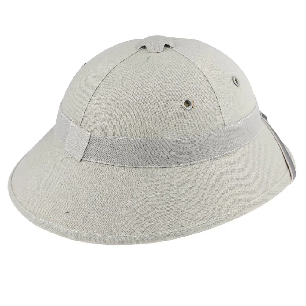 Вьетнамская Военная армейская шляпа NVA VIETCONG VC PITH HELMET EXPLORER CAP GRAY|Спортивные
