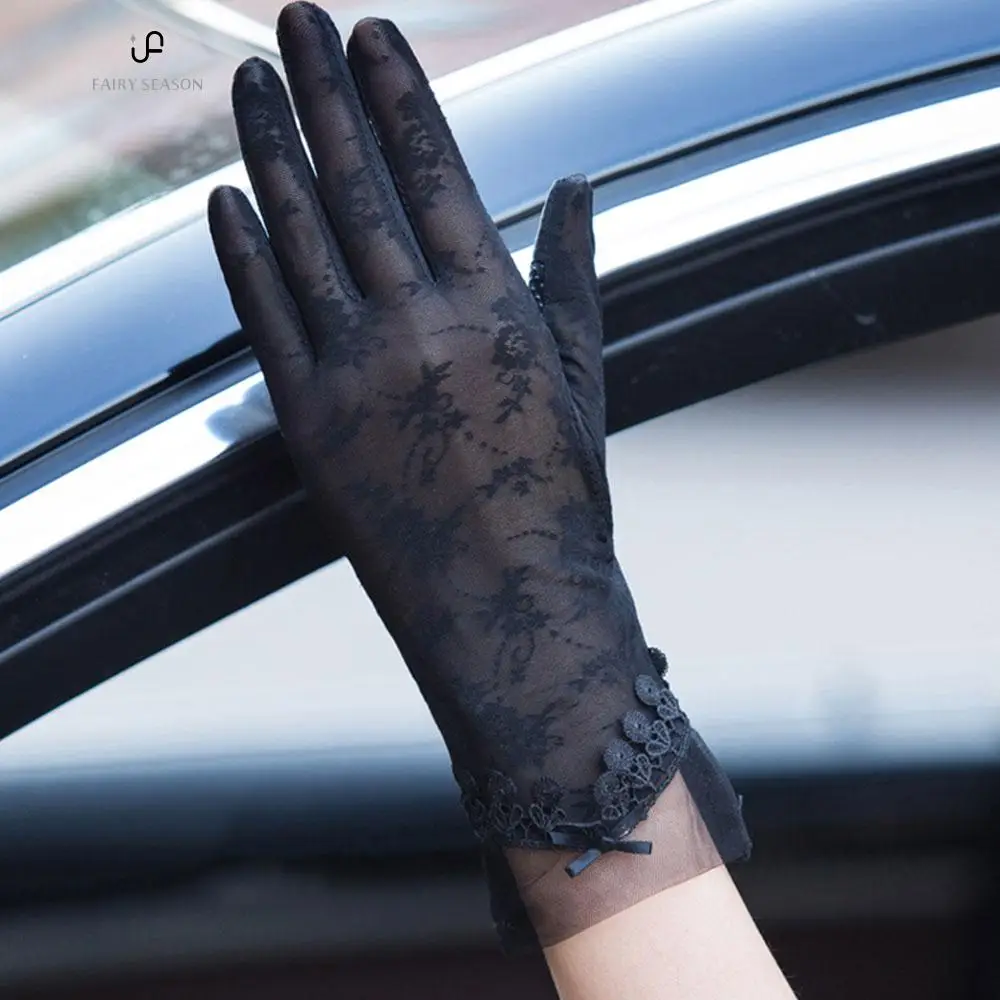 6Colors FAIRY SEASON Fashion Women Glove Lace Glove Sun Block Ladies