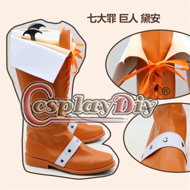 Cosplaydiy-Botas de Cosplay para niñas, botines de Cosplay de los siete pececillos letales, botas de Cosplay de la serpiente de Anime Sin Envy, modelo L320 Cosplaydiy-Botas de Cosplay para niñas, botines de Cosplay de los siete pececillos letales, botas de Cosplay de la serpiente de Anime Sin Envy, modelo L320