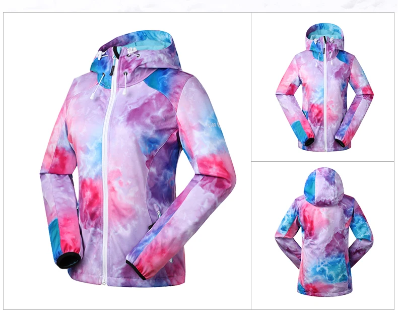 Gsou SNOW походные куртки,softshell Флисовые Куртки,куртка водонепроницаемая женская водонепроницаемая дышащая спортивный костюм женский куртки для походов женские флисовая куртка,куртка флис