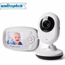 2,4 ГГц Беспроводная камера Спящая детская монитор Младенческая Радионяня Цифровая видео ночного видения дисплей температуры радио няня