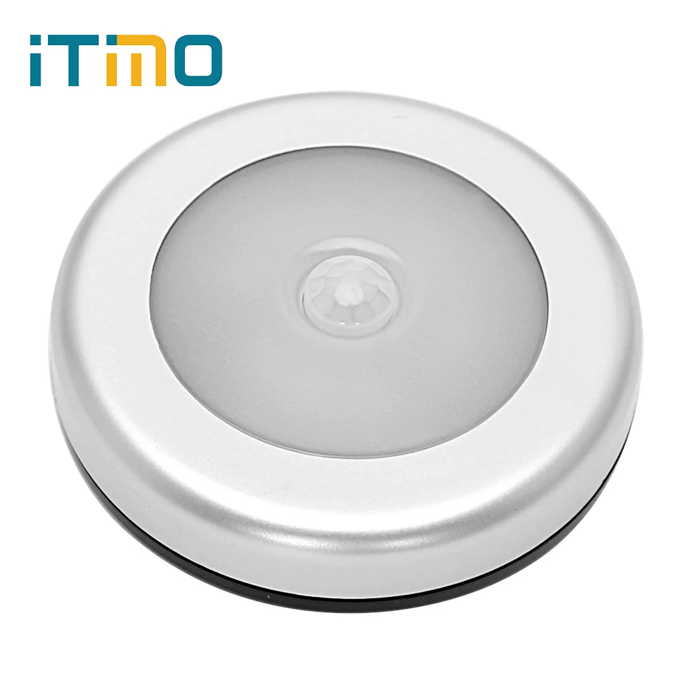 

ITimo 6 LEDs Night Light Bedroom Atmosphere Lamp Ultra-Bright Light Sensor + PIR Motion Sensor Novelty Magnetic Wall Lamp Stair