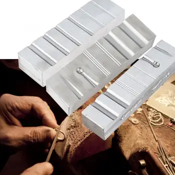 

Professional DIY Ring Bracelet Bangle Channel Groove Metal Mould Jewelry Making processing Tool for Jeweler c