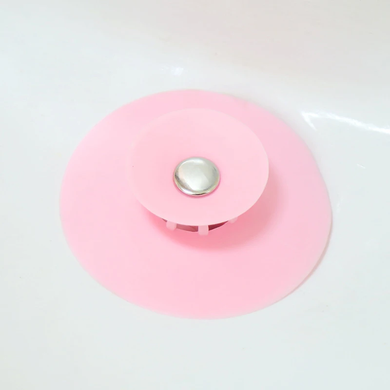Kitchen Sink Strainer Rubber Ring Silicone Sink Filter Water Filter Floor Drain Hair Bath Plug Bathroom Kitchen Deodorant Plug
