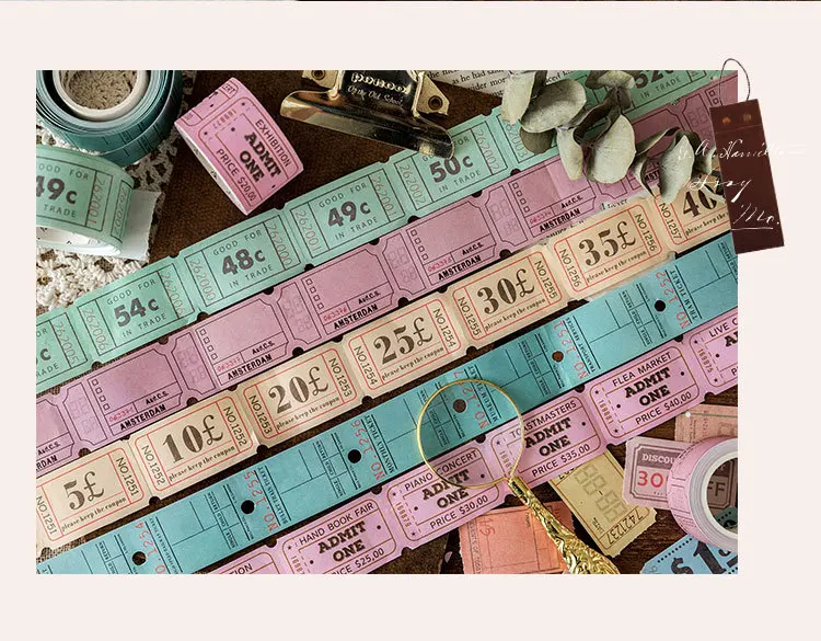 Mohamm каваи Ретро Билл серия цвет Васи маскирующая лента выпуск бумажные наклейки Скрапбукинг Канцелярские Декоративные ленты