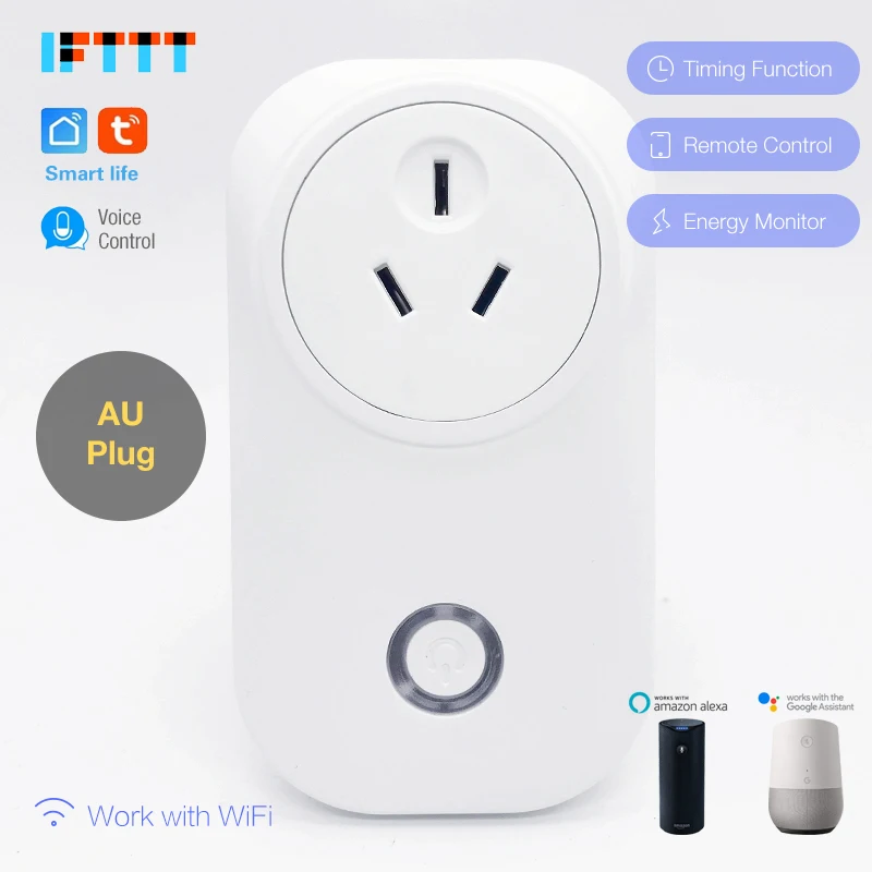 Смарт розетка австралийская с Wi Fi 16 А 100 шт.|Умные розетки| |