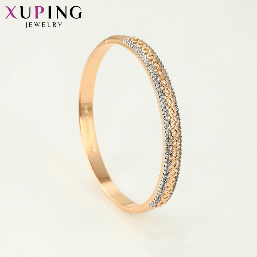 

Xuping Jewelry Fashion Luxury Simplicity Bangle 2018 New Jewelry for Girl WomanThanksgiving Christmas Gifts S120.6-52177