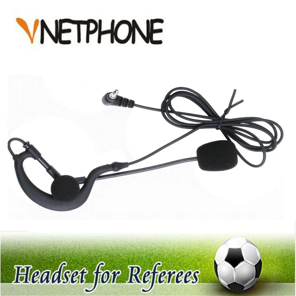 Helmet Football Referee Headset Earhook Monaural Earphone For