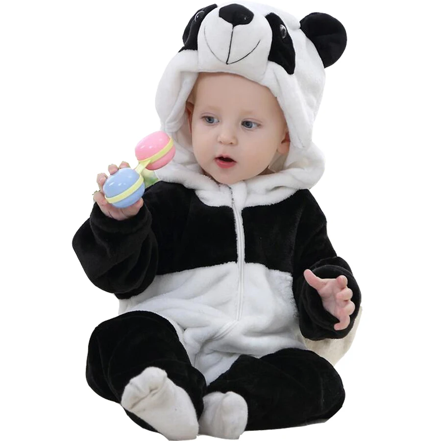 Детские комбинезоны с пандой и животными, одежда для малышей на первый день рождения, боди для новорожденных mameluco bebe Panda macacao bebe barboteuse bebe fille