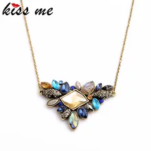 BÉSAME Rhinestone Exquisito Colgante Collar 2016 Al Por Mayor Más Nueva Manera Fina Cadena Collar de La Joyería