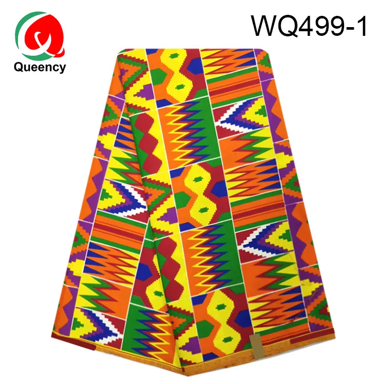 WQ499 DHL Африканский Анкара традиционный дизайн полиэстер обработанный воском материал для женщин платья