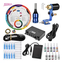 De Tatuage Tatuagem Caneta Maquina Tatto тату машина Поворотный Комплект Tatuar комплекты для тату инструменты Ручка Оборудование Набор для тату набор инструментов
