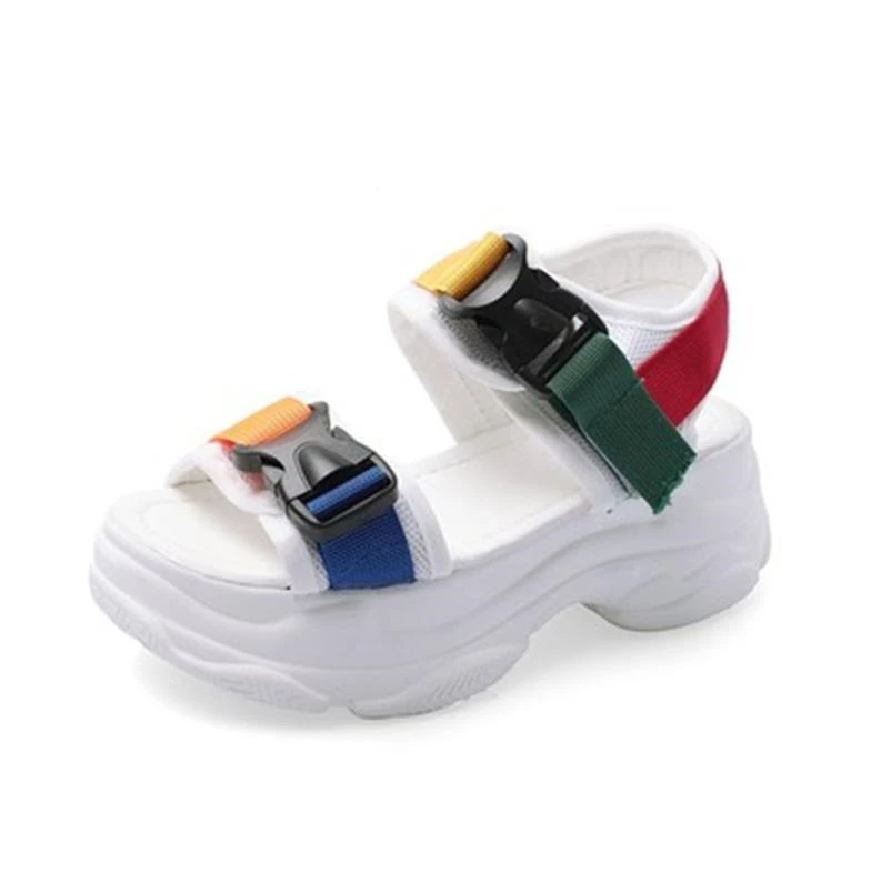 

2019 platform shoes women sandals Female Summer High-heels casual Shoes 35-40