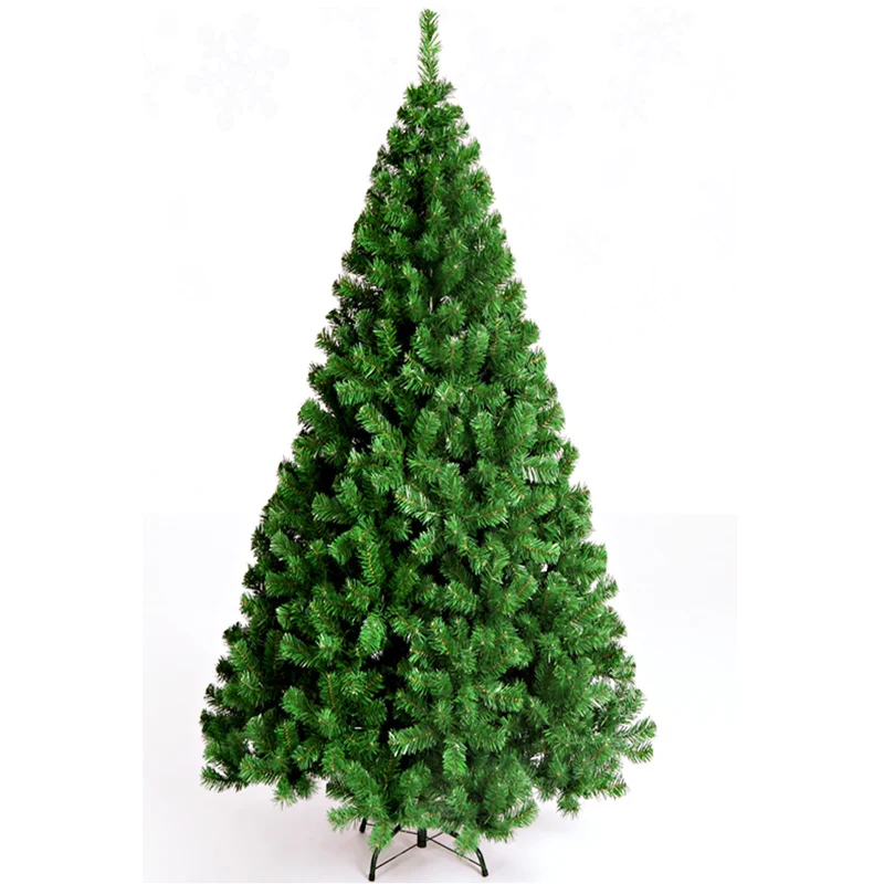 1,2 м 1,5 м 1,8 м 2,1 м охрана окружающей среды ПВХ листья Рождественская елка