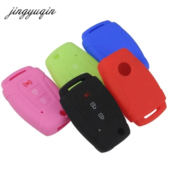 Keyforkess 30pcs / lot cassa chiave del silicone Holder protezione per Ssangyong Rexton ASSY Korando C Tivoli a distanza di vibrazione FOB copertina 2018-