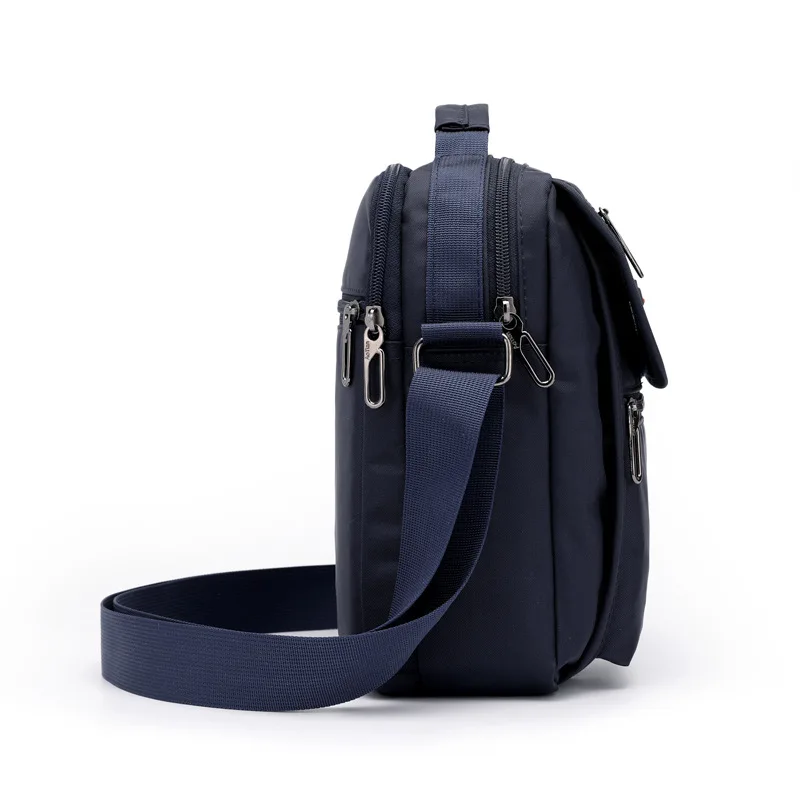جديد وصول الرجال حقيبة كتف للماء النايلون متعددة طبقة Crossbody حقيبة للرجال أسود صغيرة عارضة السفر حقيبة الرجال bolso هومبر جديد وصول الرجال حقيبة كتف للماء النايلون متعددة طبقة Crossbody حقيبة للرجال أسود صغيرة عارضة السفر حقيبة الرجال bolso هومبر