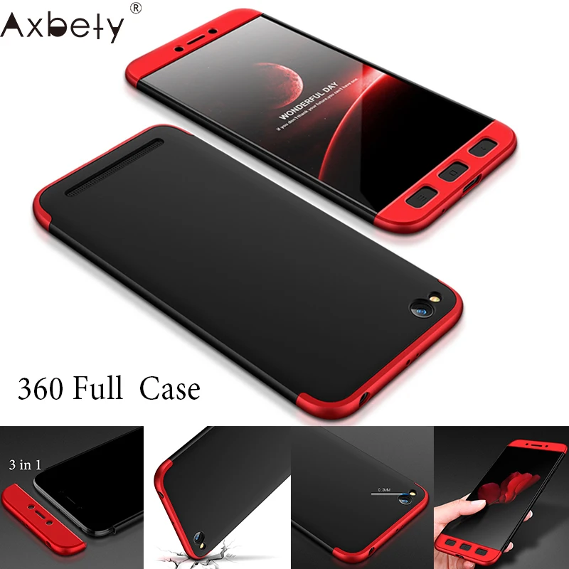 AXBETY For Redmi 5a 16GB Full Body Case For Xiaomi Redmi Note 5A Hard