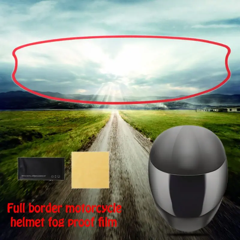 1 шт., противотуманный шлем, универсальная линза, пленка для козырек для мотоцикла, защита от тумана, аксессуары для мотогонок