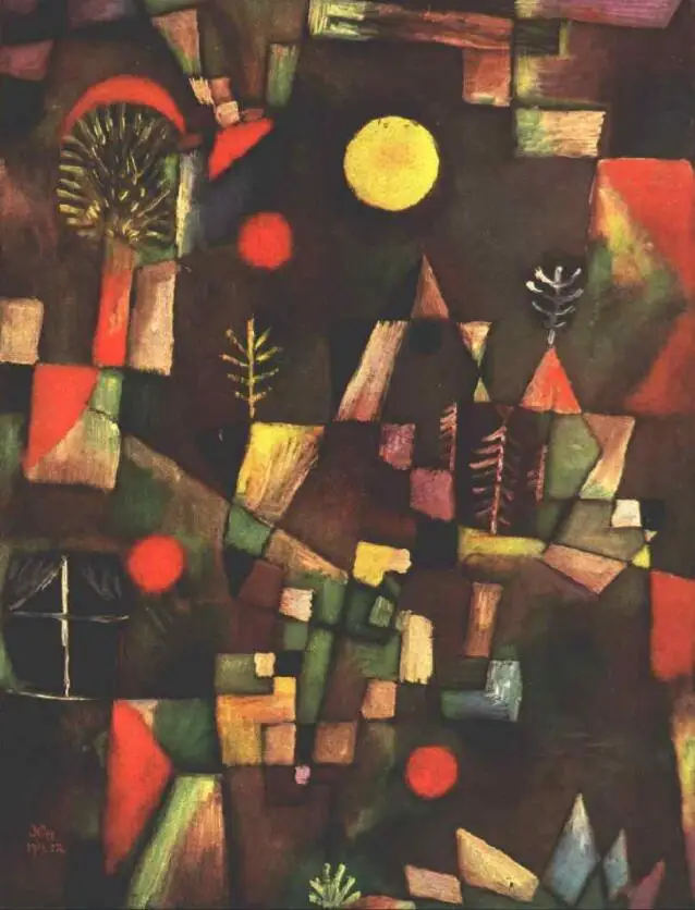 PROD 32915767202 High quality Oil painting Canvas Reproductions Full
moon (1919) by Paul Klee Painting hand painted