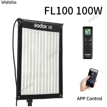 

Godox FL100 100W Flexible LED Video Light Rollable Cloth Lamp with Controller + Remote Control + X-shape Support +APP CD50T03Y