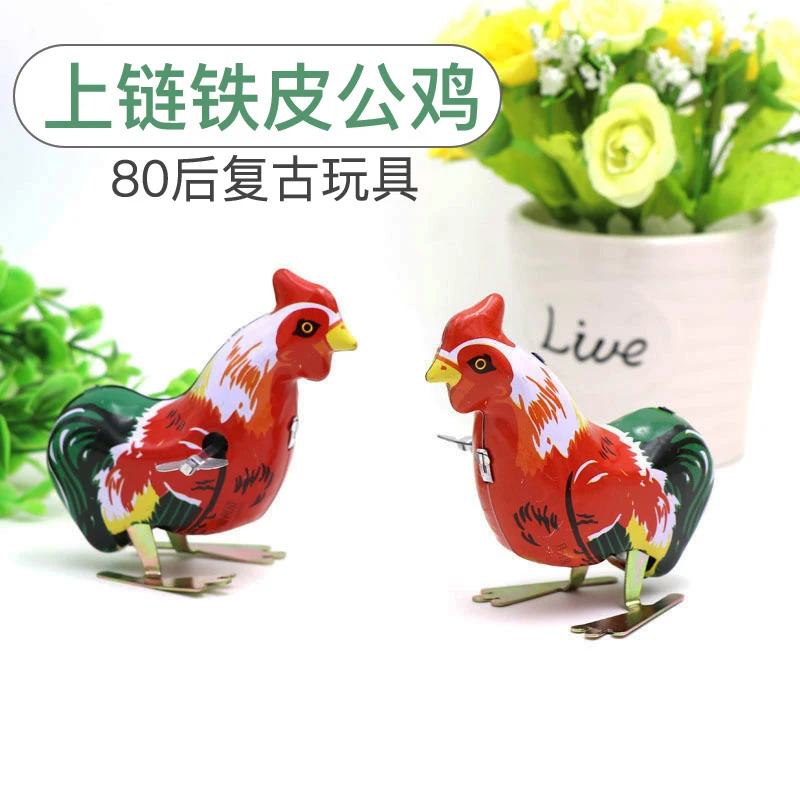 New Arrival Classics Wind-Up Chicken Cock Pecking Tin Toys For Children Mechanical Toy For Kids Collection New Arrival Classics Wind-Up Chicken Cock Pecking Tin Toys For Children Mechanical Toy For Kids Collection