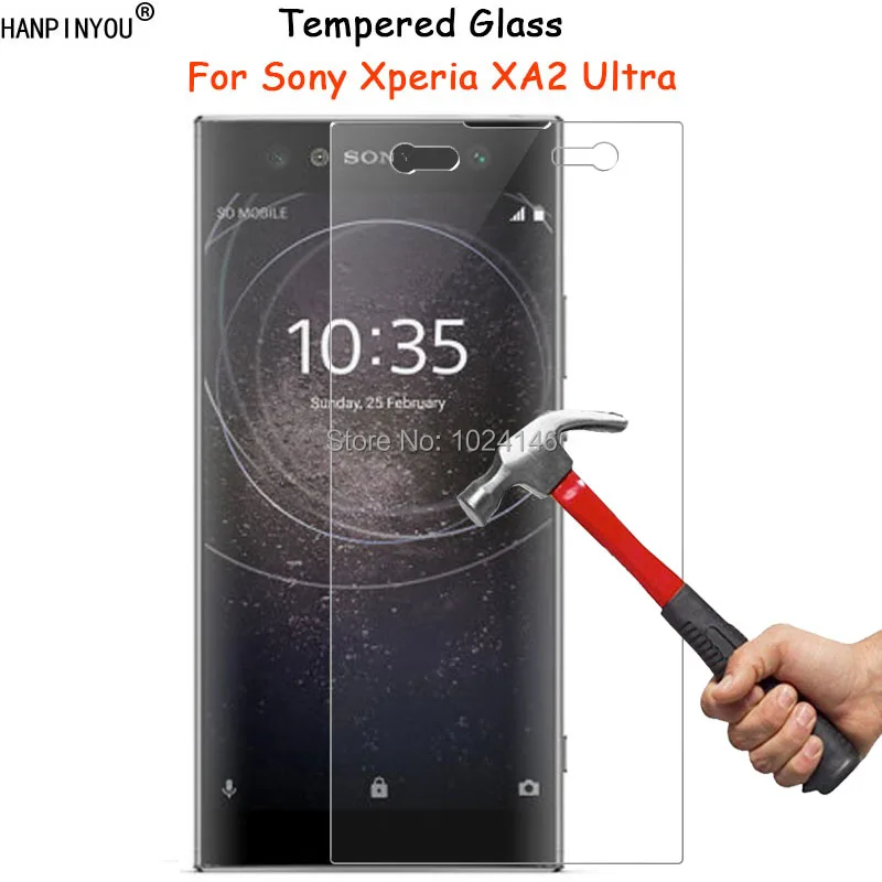 Прозрачное закаленное стекло для Sony Xperia XA2 Ultra Dual H321 6 0 дюйма ультратонкая
