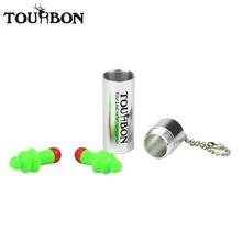Tourbon Shooting Active Noise Cancelling Ear Plugs Ear Sleep Muff Hearing Protection Silicone Soundproof Hunting Earplugs hybon abs material soundproof ear muff anti noise earplug safety labor abatement noise protection shooting earmuffs for helmet