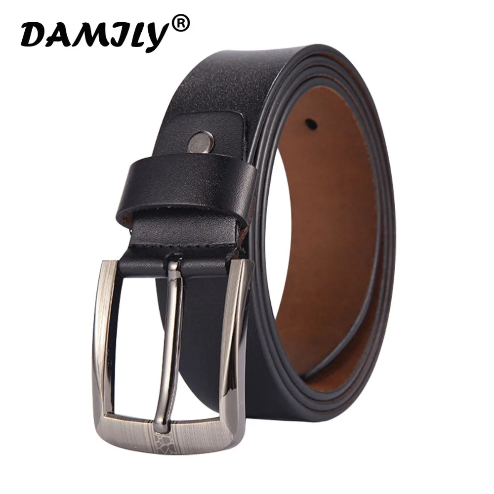 High Quality Men's Genuine Leather Belt Designer Belts Men Luxury Strap Male For Fashion Vintage Pin Buckle Jeans | Аксессуары для