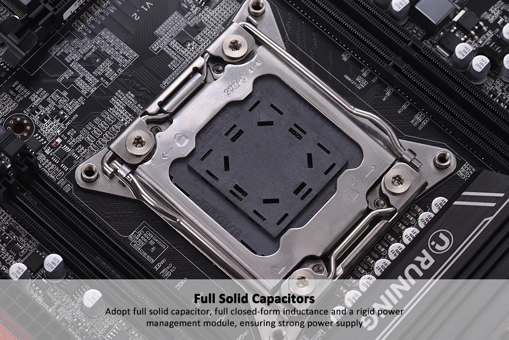 Best X99 V1.2 Motherboard ATX LGA2011 SATA 3.0 USB3.0 Ports Motherboard I7 Serial /E5-V3/E5-V4 4 DIMM Slots DDR4 64GB Memory Capacity 20