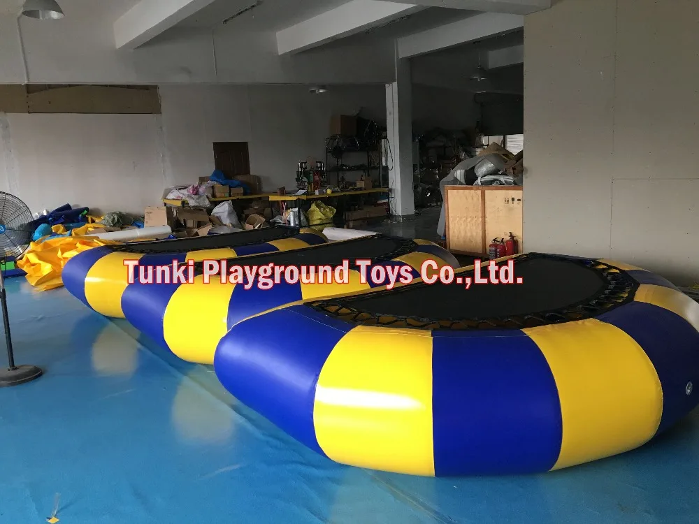

3x2 meters inflatable half round water platform