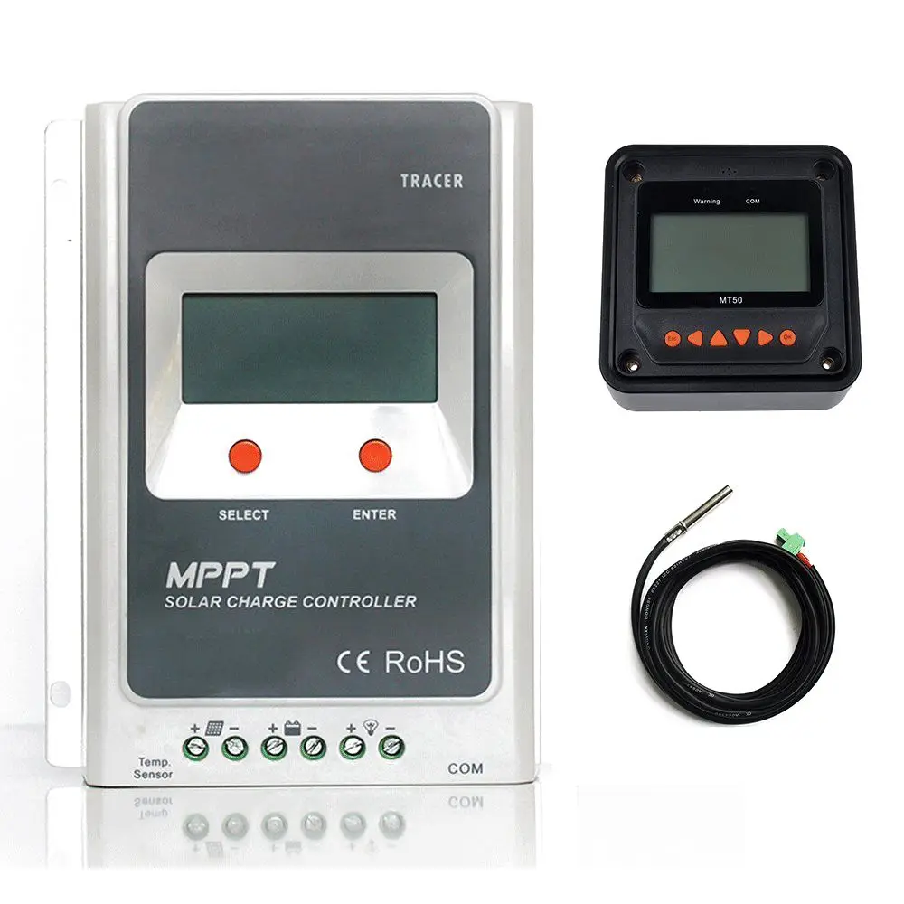 

MPPT Solar Charge Controller 40A+MT50 Monitor+Temp.Sensor