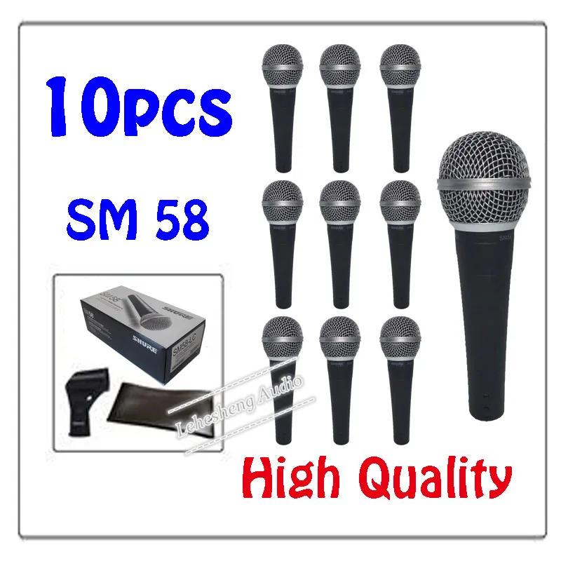 STUFFXP 10pcs wholesale High quality SM 58LC Free shipping vocal
