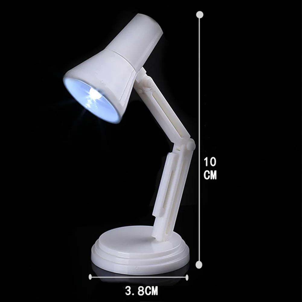 Портативная Светодиодная настольная мини-лампа на батарейках для учебы, домашнего ночного чтения, маленькая декоративная настольная лампа с твердой защитой глаз