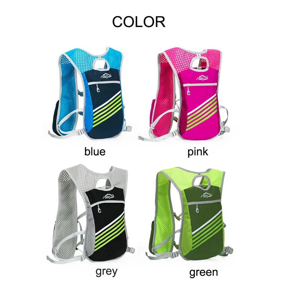 Al aire libre ligera bolsa de deporte Trail Running bicicleta mochila ciclismo correr carreras de maratón Fitness volver hidratación chaleco paquete