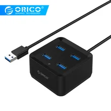 ORICO 4 Порты и разъёмы концентратор с 3,3 ухода за кожей стоп USB 3 кабель/специально для настольных ПК(ORICO DH4U-U3-BK