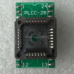 PLCC28-DIP24 адаптер конвертер IC гнездо для TL866 G540 Топ EasyPro Xeltek/Superpro универсальный программатор