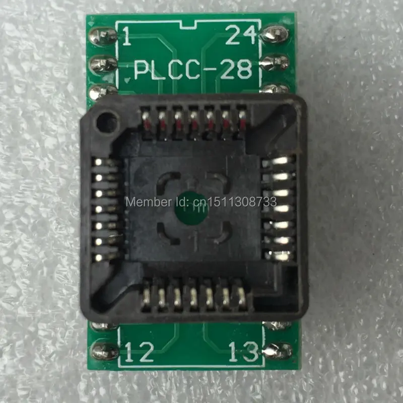 

PLCC28 - DIP24 adapter adaptor Converter IC socket for TL866 G540 TOP EasyPro Xeltek/Superpro universal programmer
