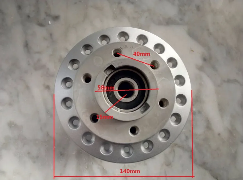 

GN250 Aluminum Front Brake Motorcycle Wheel Rim Hub