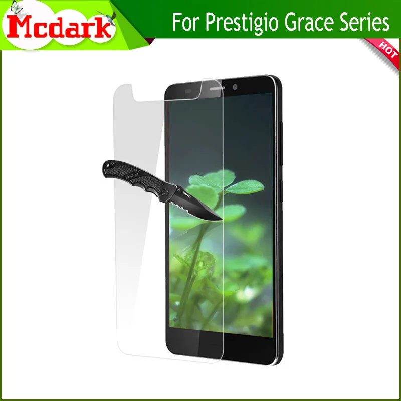 

2.5D 9H Tempered Glass For Prestigio Grace S5 LTE S7 LTE Screen Protector For Prestigio Grace X7 Z3 Phone Glass Cover Film