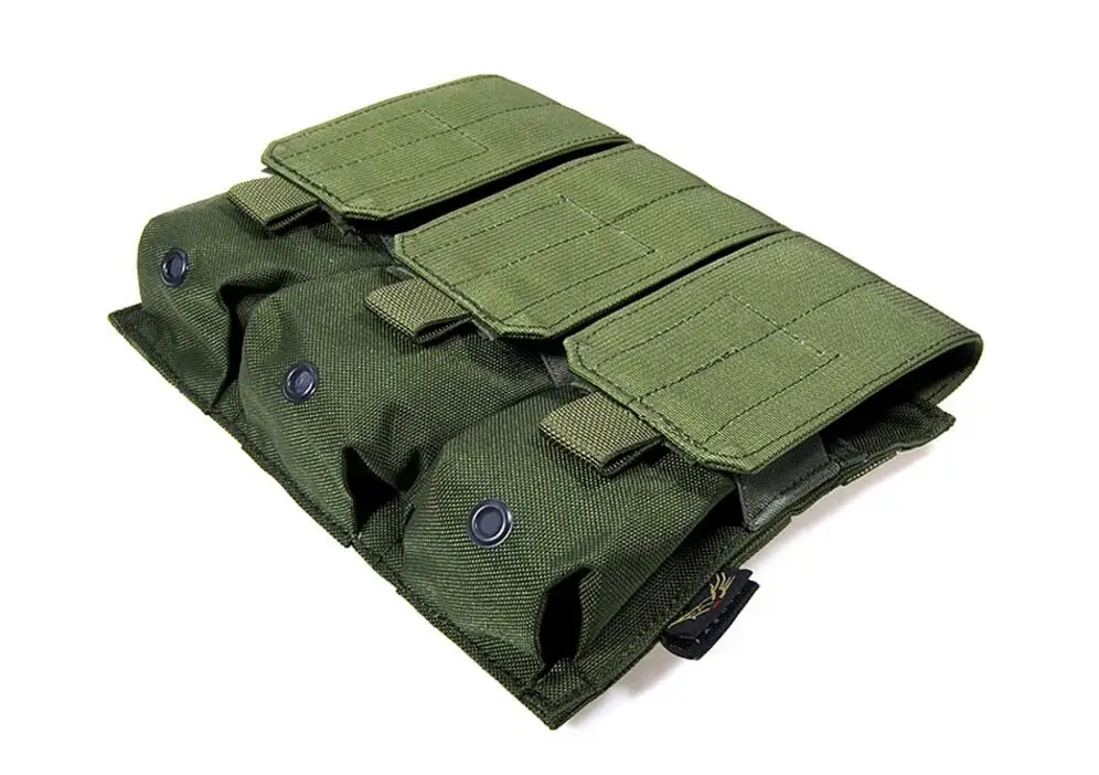 FLYYE MOLLE Triple M4 M16 Mag Pouch CORDURA Multicam AOR AU FG Wargame страйкбол охотничий тактический военный