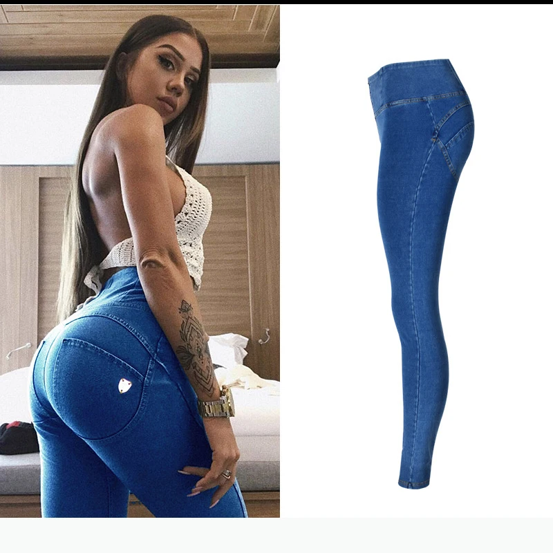 Push Up Denim Pants High Waist Zipper Fly Front Skinny Jeans Pencil Pants Femme Fashion Slim Fit Casual Sexy Elastic Trousers Push Up Denim Pants High Waist Zipper Fly Front Skinny Jeans Pencil Pants Femme Fashion Slim Fit Casual Sexy Elastic Trousers