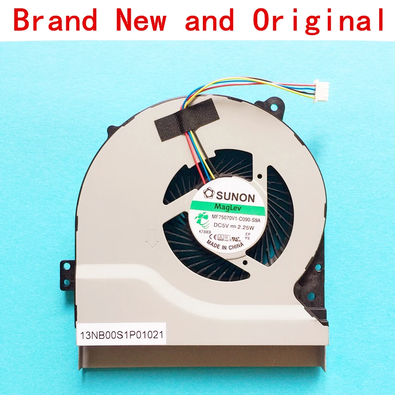 

New laptop CPU cooling fan Cooler for Asus X550V X550C X550VC X450CA X450V X450C R510C A450C K552V A550V MF75070V1-C090-S9A