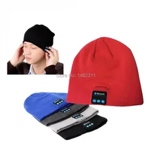 50 шт./лот зимняя шапка шапки с Bluetooth гарнитура наушники музыка Mp3 динамик Bluetooth Волшебные кепки спортивные шапки для смартфона