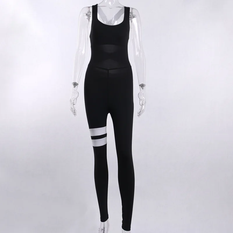 Sport Women Yoga Jumpsuit Romper One Piece Sports Pants Sexy Backless Tracksuit Mujer Fitness Workout Clothes Running Gym Set