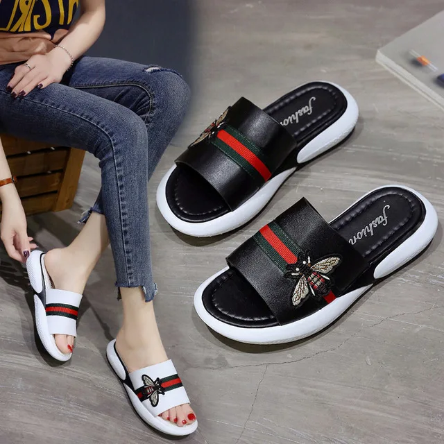 

Summer sandals new Korean version of The wild thick casual sole, women's slippers