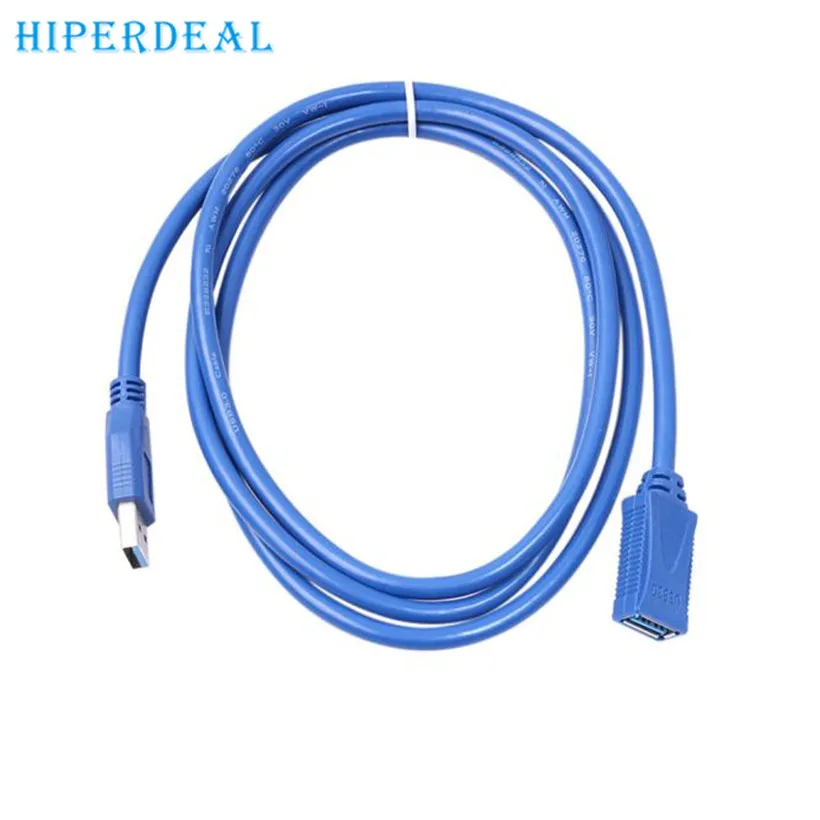 

HIPERDEAL adapter riser New USB 3.0 A Male Plug To Female Socket 0.5m Super Fast Extension Cable Cord drop shipping 1pc