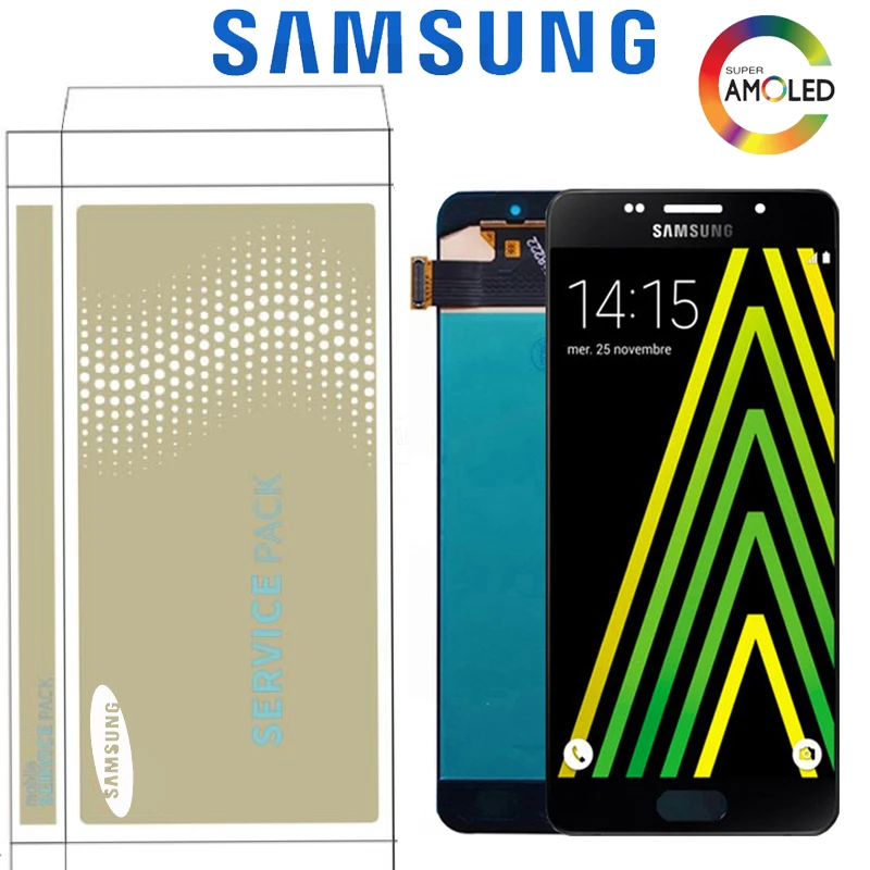 Оригинальный Super AMOLED экран 5 2 дюйма для Samsung Galaxy A5 2016 A510 A510F A510M ЖК-дисплей